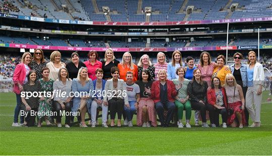 Jubilee teams at the TG4 All-Ireland Ladies Football Championship Finals