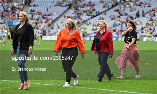 Jubilee teams at the TG4 All-Ireland Ladies Football Championship Finals