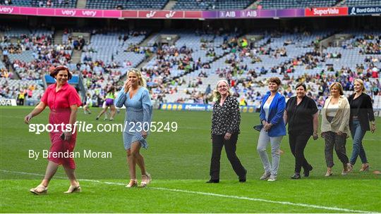 Jubilee teams at the TG4 All-Ireland Ladies Football Championship Finals