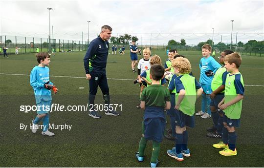 Stephen Kenny - INTERSPORT Elverys FAI Summer Soccer Schools visit