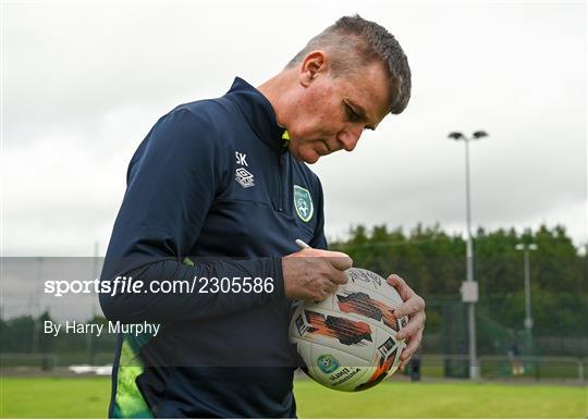 Stephen Kenny - INTERSPORT Elverys FAI Summer Soccer Schools visit Stephen Kenny - INTERSPORT Elverys FAI Summer Soccer Schools visit