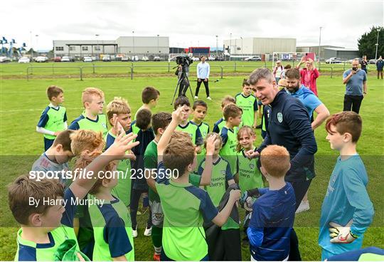 Stephen Kenny - INTERSPORT Elverys FAI Summer Soccer Schools visit Stephen Kenny - INTERSPORT Elverys FAI Summer Soccer Schools visit