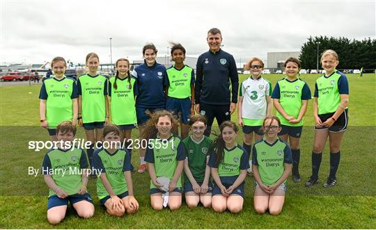 Stephen Kenny - INTERSPORT Elverys FAI Summer Soccer Schools visit Stephen Kenny - INTERSPORT Elverys FAI Summer Soccer Schools visit