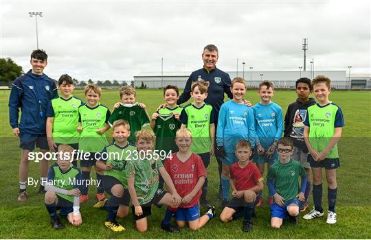 Stephen Kenny - INTERSPORT Elverys FAI Summer Soccer Schools visit