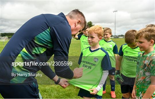 Stephen Kenny - INTERSPORT Elverys FAI Summer Soccer Schools visit