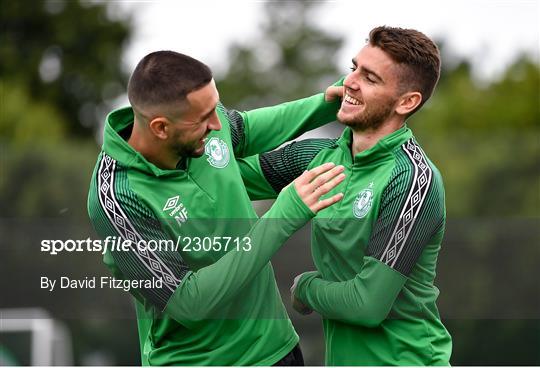 Shamrock Rovers Squad Training and Press Conference