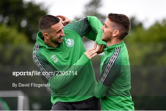 Shamrock Rovers Squad Training and Press Conference Shamrock Rovers Squad Training and Press Conference