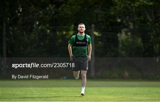 Shamrock Rovers Squad Training and Press Conference Shamrock Rovers Squad Training and Press Conference