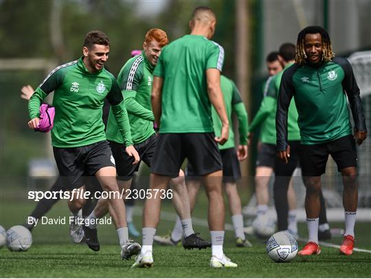 Shamrock Rovers Squad Training and Press Conference Shamrock Rovers Squad Training and Press Conference