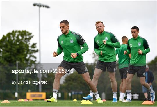 Shamrock Rovers Squad Training and Press Conference