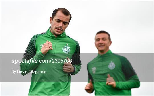 Shamrock Rovers Squad Training and Press Conference Shamrock Rovers Squad Training and Press Conference