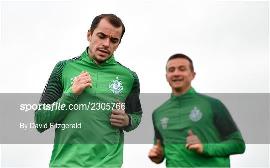 Shamrock Rovers Squad Training and Press Conference