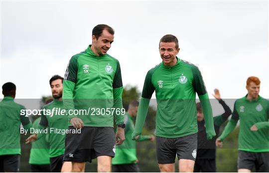 Shamrock Rovers Squad Training and Press Conference