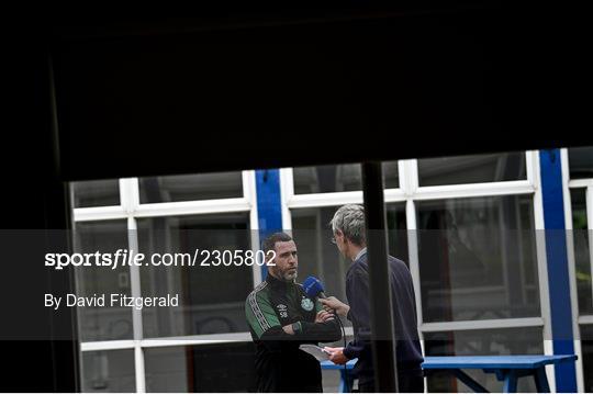Shamrock Rovers Squad Training and Press Conference Shamrock Rovers Squad Training and Press Conference