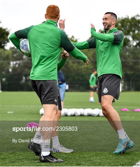 Shamrock Rovers Squad Training and Press Conference