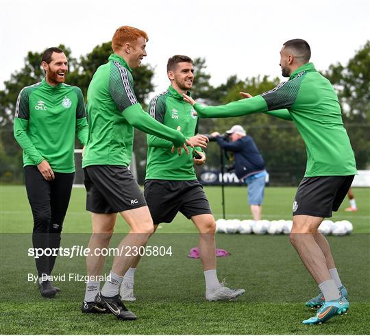 Shamrock Rovers Squad Training and Press Conference