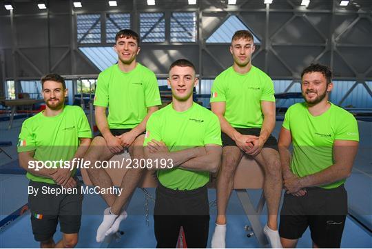 Gymnastics Ireland Men’s Team Ahead of European Championships