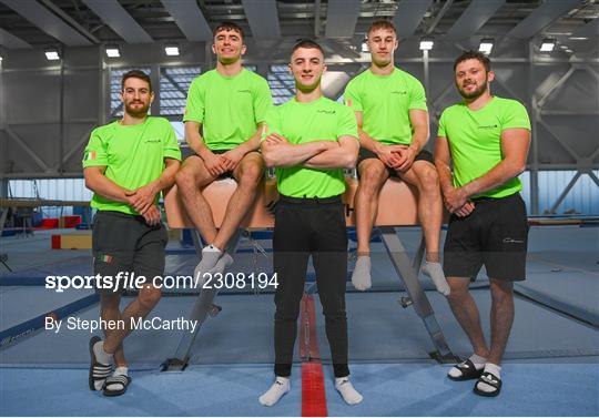 Gymnastics Ireland Men’s Team Ahead of European Championships