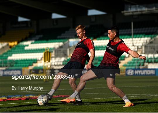 St Patrick's Athletic Training Session and Press Conference