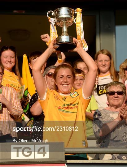 Antrim v Fermanagh - 2022 TG4 All-Ireland Ladies Football Junior Championship Final Replay Antrim v Fermanagh - 2022 TG4 All-Ireland Ladies Football Junior Championship Final Replay