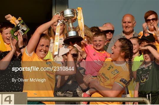 Antrim v Fermanagh - 2022 TG4 All-Ireland Ladies Football Junior Championship Final Replay Antrim v Fermanagh - 2022 TG4 All-Ireland Ladies Football Junior Championship Final Replay