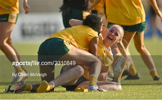 Antrim v Fermanagh - 2022 TG4 All-Ireland Ladies Football Junior Championship Final Replay Antrim v Fermanagh - 2022 TG4 All-Ireland Ladies Football Junior Championship Final Replay