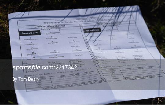 Clonoulty Rossmore v Moycarkey - Tipperary County Senior Hurling Championship - Group 1 Round 3 Clonoulty Rossmore v Moycarkey - Tipperary County Senior Hurling Championship - Group 1 Round 3