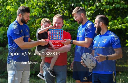 Children in Hospital Ireland and Leinster Rugby charity partnership announcement Children in Hospital Ireland and Leinster Rugby charity partnership announcement