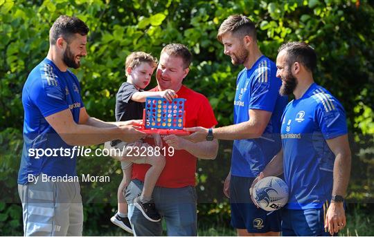 Children in Hospital Ireland and Leinster Rugby charity partnership announcement Children in Hospital Ireland and Leinster Rugby charity partnership announcement