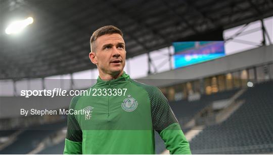Shamrock Rovers Press Conference and Training Session