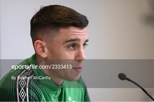Shamrock Rovers Press Conference and Training Session