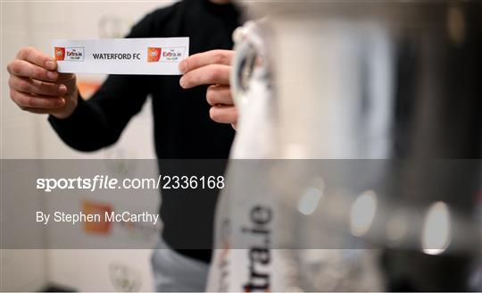 Extra.ie FAI Cup Semi-Final Draw Extra.ie FAI Cup Semi-Final Draw