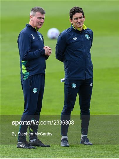 Republic of Ireland Press Conference & Training Session Republic of Ireland Press Conference & Training Session
