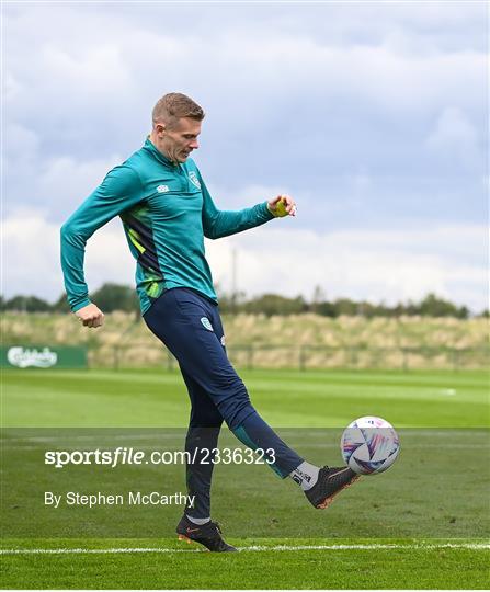 Republic of Ireland Press Conference & Training Session Republic of Ireland Press Conference & Training Session