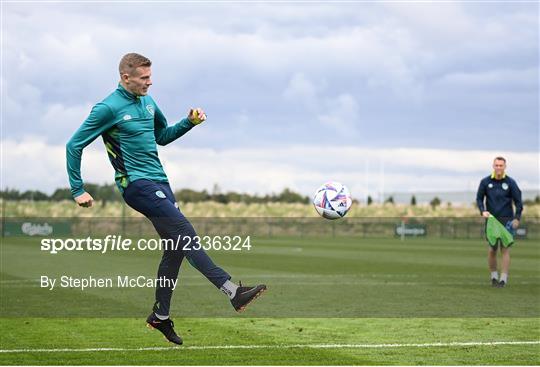 Republic of Ireland Press Conference & Training Session Republic of Ireland Press Conference & Training Session
