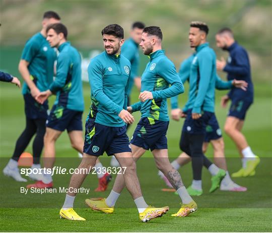 Republic of Ireland Press Conference & Training Session Republic of Ireland Press Conference & Training Session