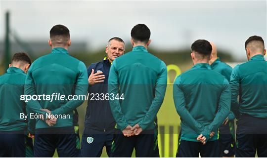 Republic of Ireland U21's Training Session Republic of Ireland U21's Training Session