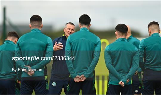 Republic of Ireland U21's Training Session