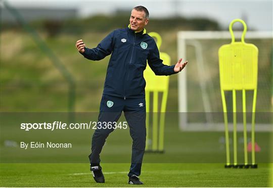 Republic of Ireland U21's Training Session Republic of Ireland U21's Training Session