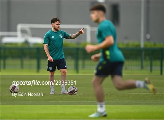 Republic of Ireland U21's Training Session Republic of Ireland U21's Training Session