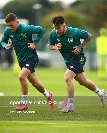 Republic of Ireland U21's Training Session Republic of Ireland U21's Training Session