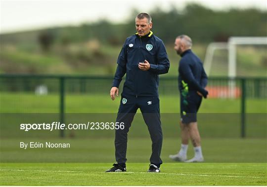 Republic of Ireland U21's Training Session