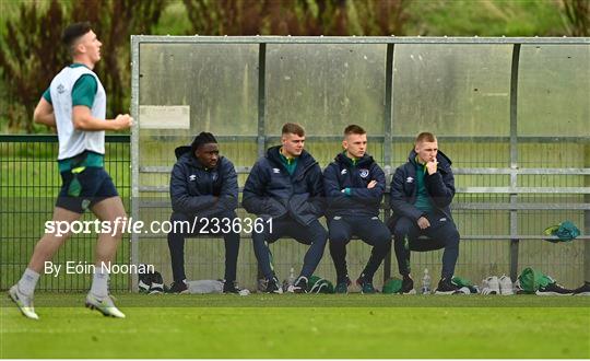 Republic of Ireland U21's Training Session Republic of Ireland U21's Training Session