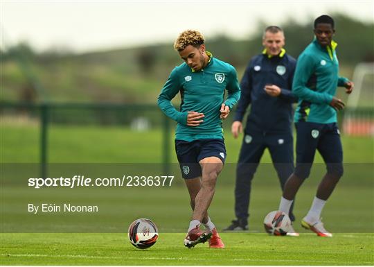 Republic of Ireland U21's Training Session Republic of Ireland U21's Training Session