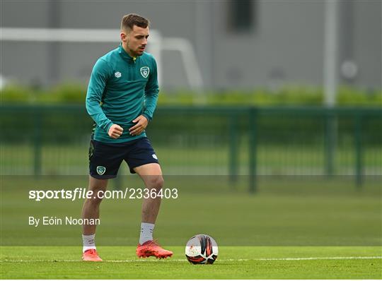 Republic of Ireland U21's Training Session Republic of Ireland U21's Training Session