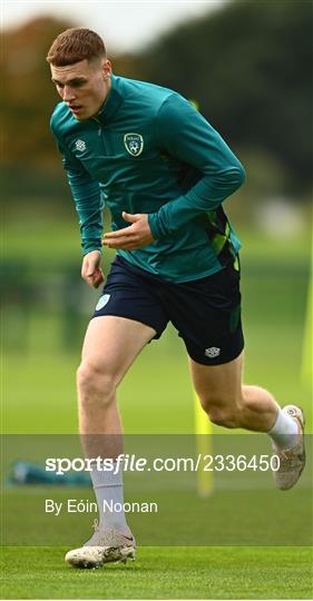 Republic of Ireland U21's Training Session Republic of Ireland U21's Training Session