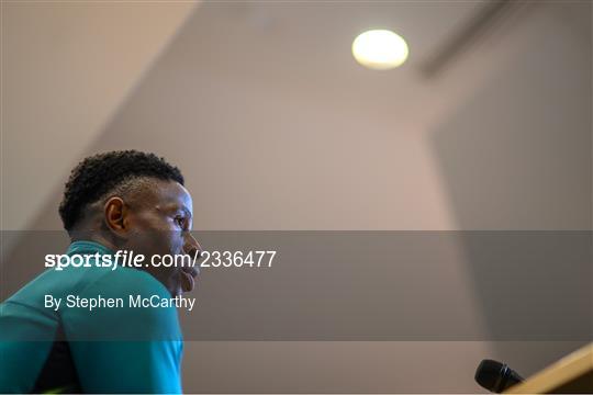 Republic of Ireland Press Conference & Training Session Republic of Ireland Press Conference & Training Session