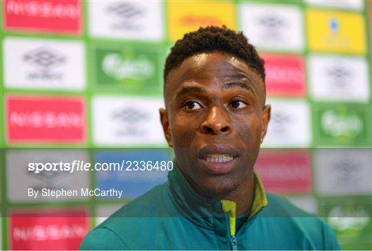 Republic of Ireland Press Conference & Training Session Republic of Ireland Press Conference & Training Session