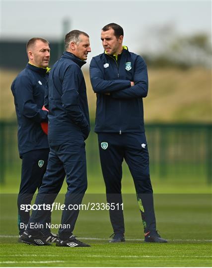 Republic of Ireland U21's Training Session