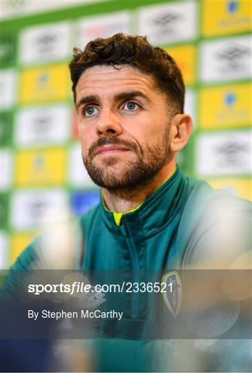 Republic of Ireland Press Conference & Training Session Republic of Ireland Press Conference & Training Session